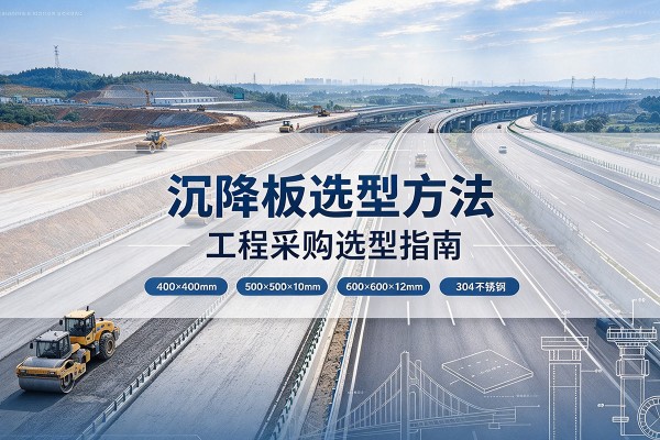 翁牛特旗沉降板选择方法