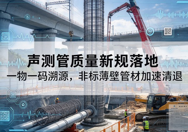 翁牛特旗声测管质量新规落地，一物一码溯源，非标薄壁管材加速清退
