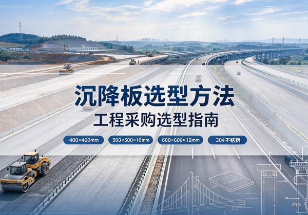 翁牛特旗沉降板选择方法